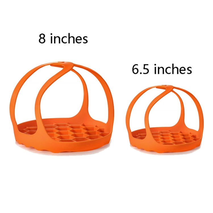 Nồi hấp trứng silicone Giỏ hấp silicone, 8 inch, 6.5 inch