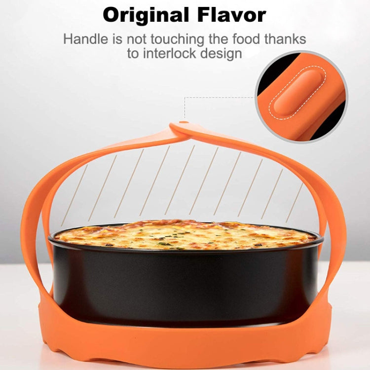 Nồi hấp trứng silicone Giỏ hấp silicone, 8 inch, 6.5 inch