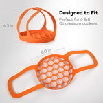 Nồi hấp trứng silicone Giỏ hấp silicone, 8 inch, 6.5 inch