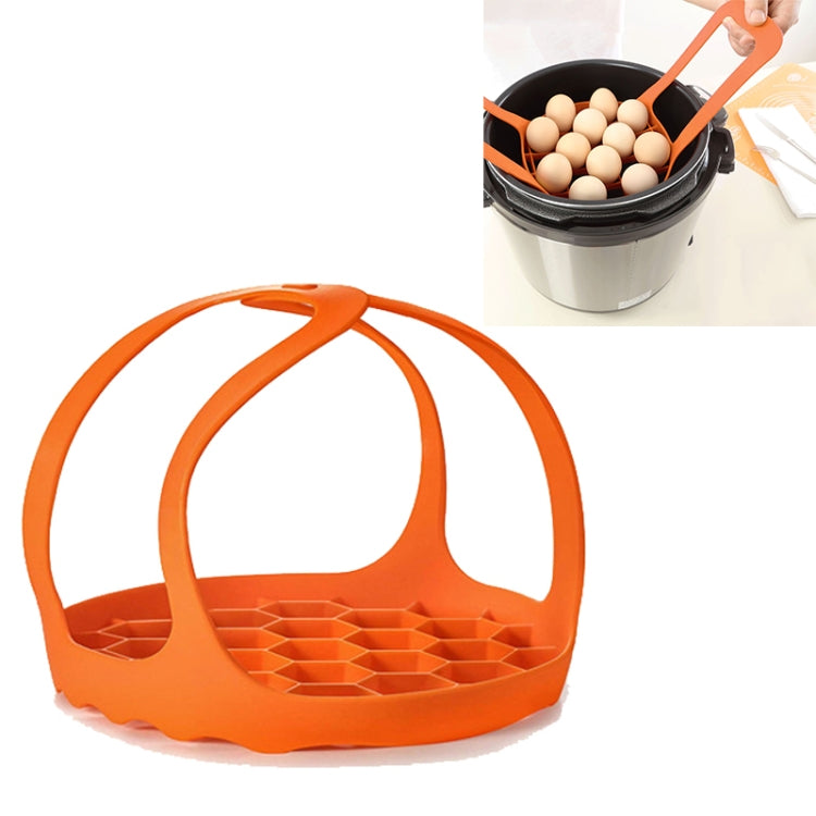 Nồi hấp trứng silicone Giỏ hấp silicone, 8 inch, 6.5 inch
