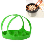 Nồi hấp trứng silicone Giỏ hấp silicone, 8 inch, 6.5 inch