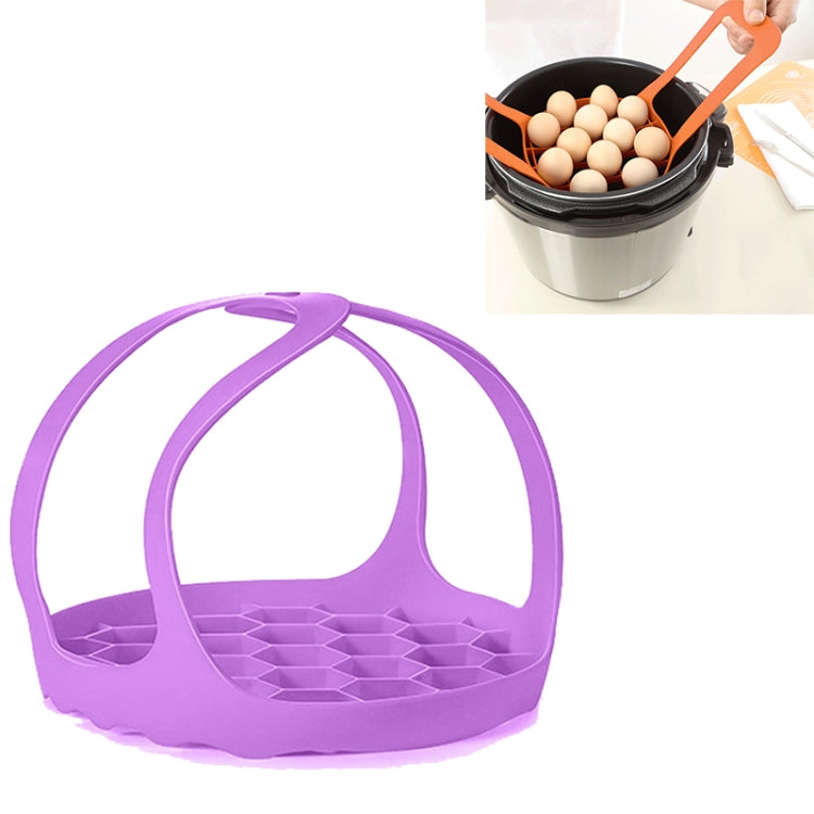 Nồi hấp trứng silicone Giỏ hấp silicone, 8 inch, 6.5 inch