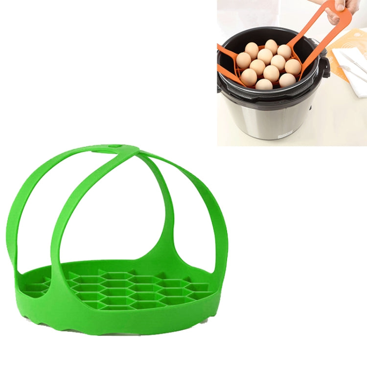 Nồi hấp trứng silicone Giỏ hấp silicone, 8 inch, 6.5 inch