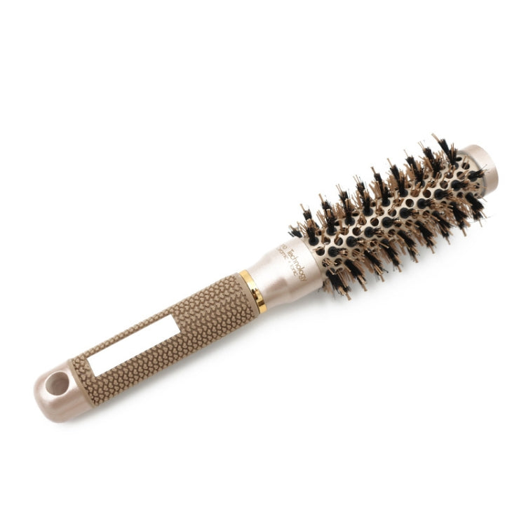 Lược tóc bằng gốm nhôm bàn chải tròn với lông nylon bàn chải tạo kiểu tóc chuyên nghiệp cho thợ cắt tóc