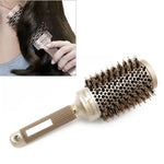 Lược tóc bằng gốm nhôm bàn chải tròn với lông nylon bàn chải tạo kiểu tóc chuyên nghiệp cho thợ cắt tóc