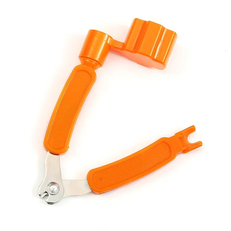 Bộ dụng cụ thay dây đàn Guitar gồm dao cắt dây, cuộn dây, kẹp ba trong một, Phụ kiện đàn Guitar