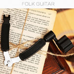 Bộ dụng cụ thay dây đàn Guitar gồm dao cắt dây, cuộn dây, kẹp ba trong một, Phụ kiện đàn Guitar