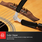 Bộ dụng cụ thay dây đàn Guitar gồm dao cắt dây, cuộn dây, kẹp ba trong một, Phụ kiện đàn Guitar