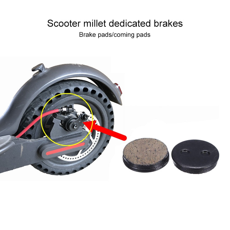 3 miếng má phanh đĩa kim loại cho xe scooter Xiaomi Mijia M365, má phanh đĩa