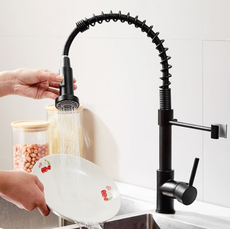 Vòi bếp van bồn nước nóng & lạnh, mẫu đen, mẫu mạ điện, mẫu chải xước