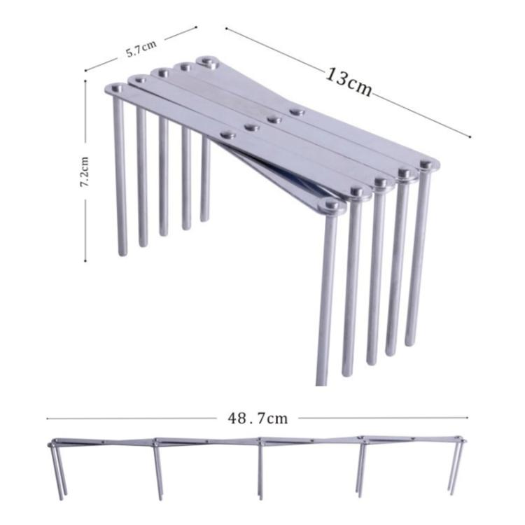 Giá lưu trữ kéo ra LsCook, giá hấp gấp gọn đa năng nhà bếp, giá đựng dụng cụ nhà bếp bằng thép không gỉ