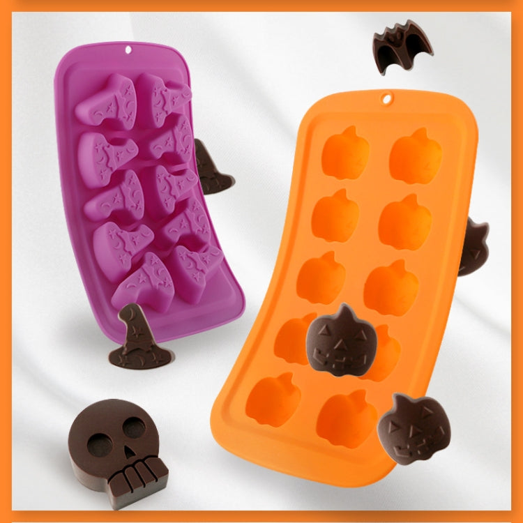 Bộ khuôn nướng hoạt hình Halloween, khuôn socola, hình đầu lâu, hình đầu bí ngô, hình dơi