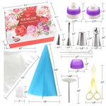 Bộ 88 đầu trang trí bánh, bộ trang trí bánh và đồ trang sức, 88 cái/bộ