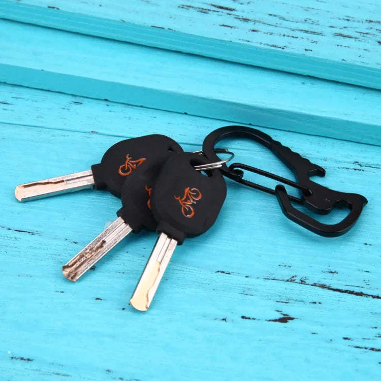 Dụng cụ ngoài trời Móc khóa carabiner, tua vít lục giác, mở nắp chai, vòng móc chìa khóa, phụ kiện leo núi