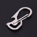 Dụng cụ ngoài trời Móc khóa carabiner, tua vít lục giác, mở nắp chai, vòng móc chìa khóa, phụ kiện leo núi