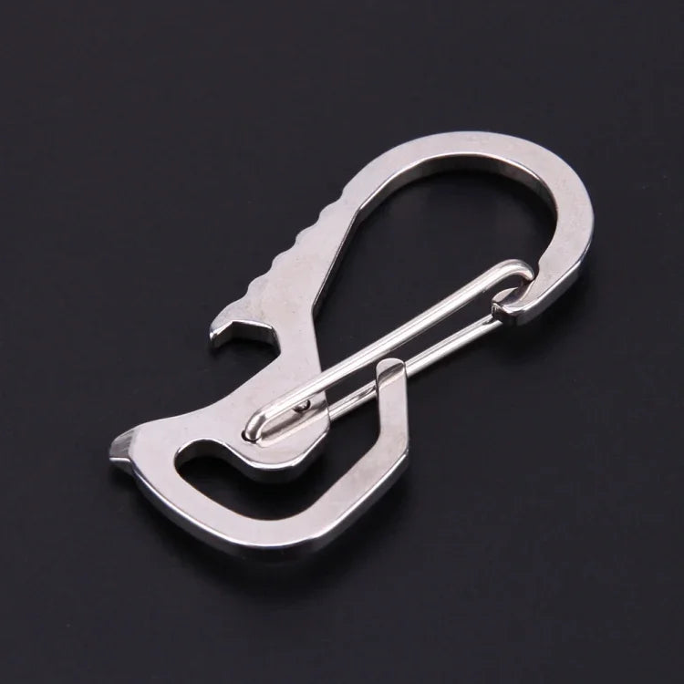 Dụng cụ ngoài trời Móc khóa carabiner, tua vít lục giác, mở nắp chai, vòng móc chìa khóa, phụ kiện leo núi