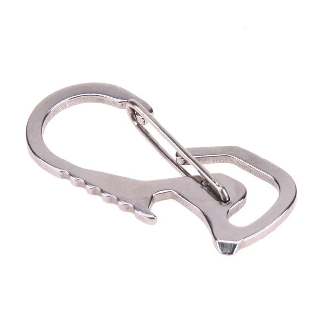 Dụng cụ ngoài trời Móc khóa carabiner, tua vít lục giác, mở nắp chai, vòng móc chìa khóa, phụ kiện leo núi