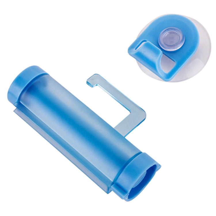 2 cái ống bóp kem đánh răng sáng tạo có móc hút và giá đỡ, màu trắng, xanh dương, xanh lá, vàng, hồng