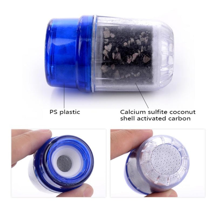 Bộ 2 bộ lọc nước vòi bếp gia dụng, bộ lọc than hoạt tính ba lớp, bộ lọc vòi