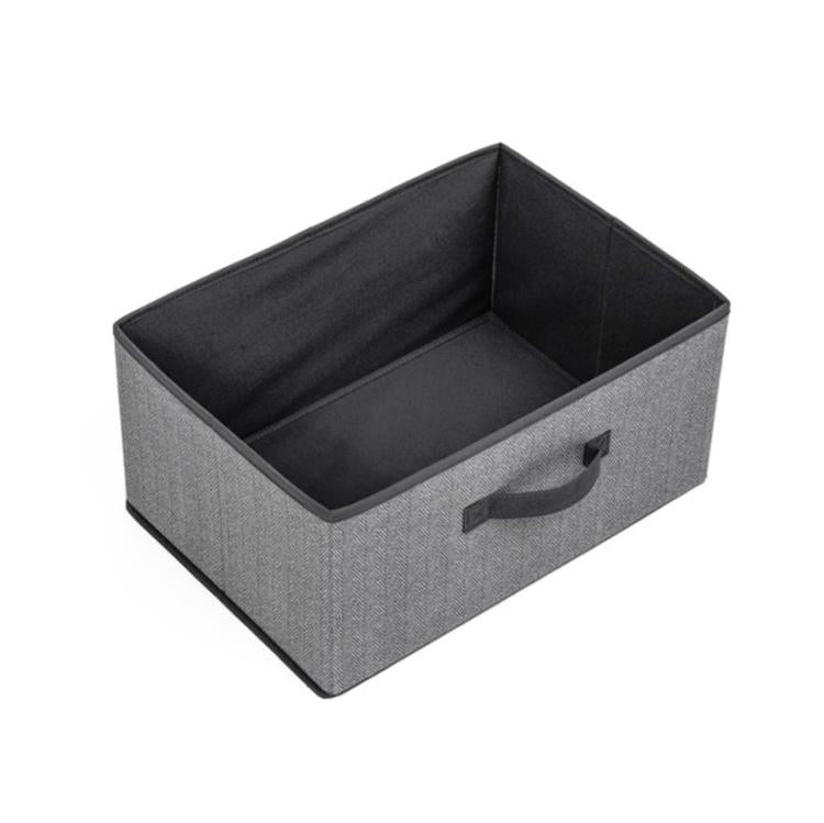 Hộp lưu trữ ngăn kéo không dệt hình vuông không có nắp, hộp phân loại quần áo vụn, 16L, 23L, 29L