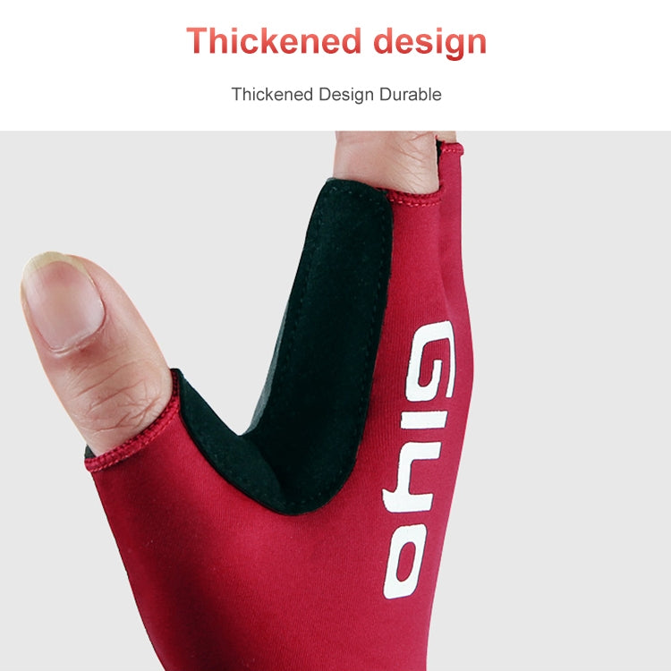 Găng tay nửa ngón GIYO đi xe đạp địa hình, S, M, L, XL, XXL