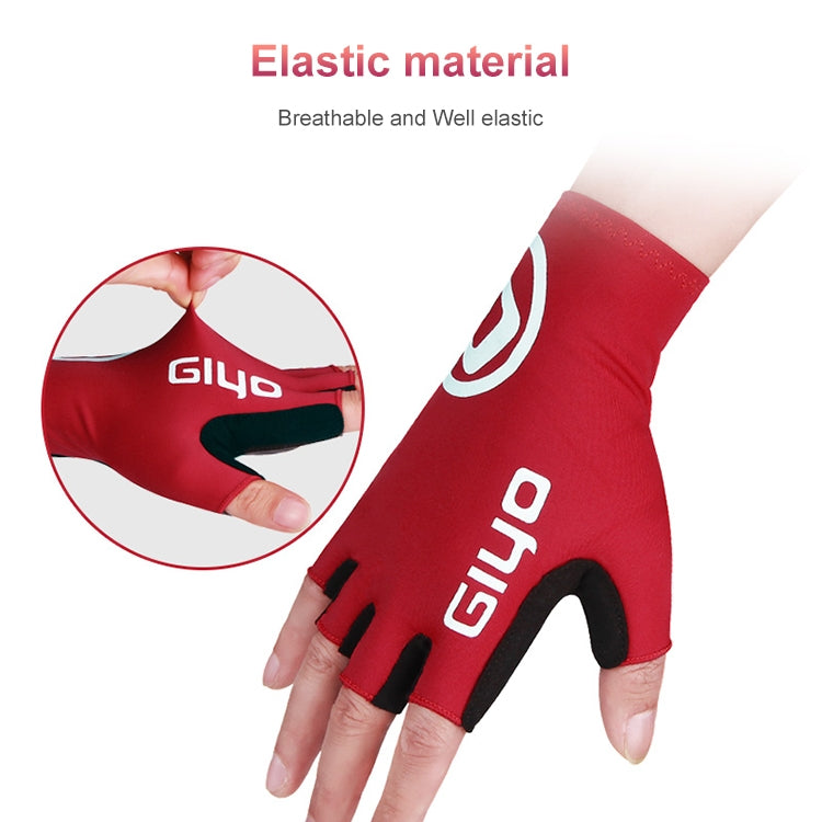 Găng tay nửa ngón GIYO đi xe đạp địa hình, S, M, L, XL, XXL