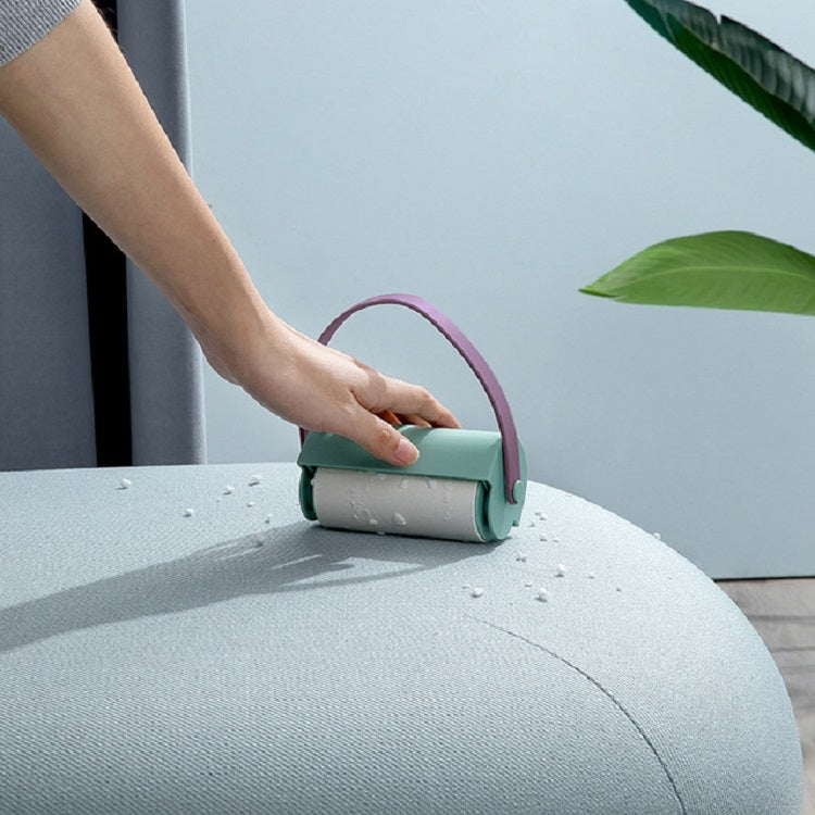 Bàn chải lăn dính bụi cầm tay có dây đeo, tiện dụng để loại bỏ lông và bụi trên quần áo