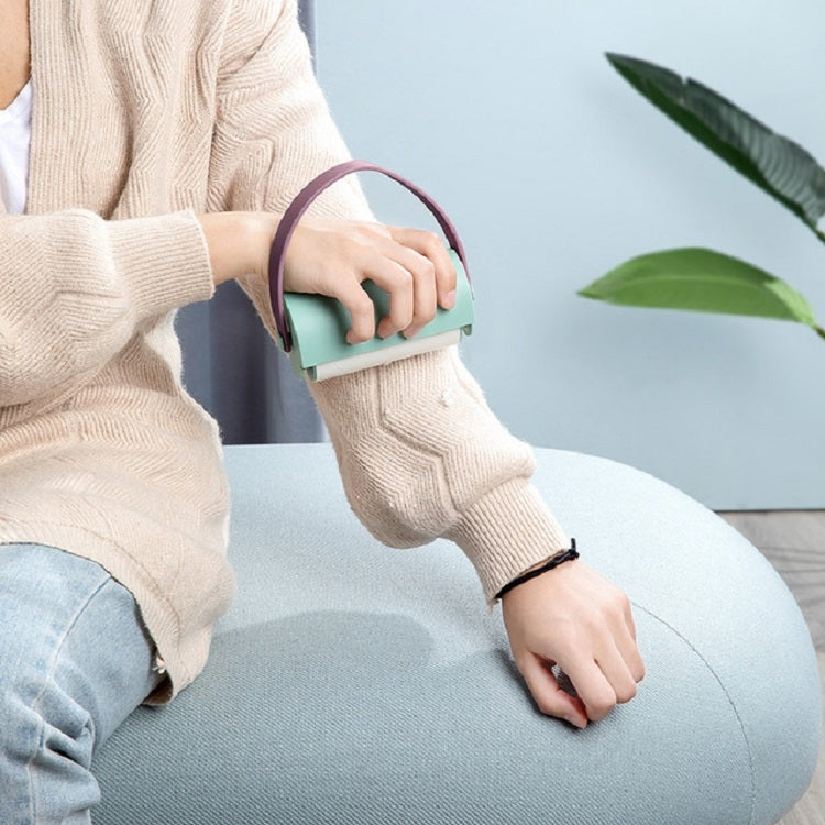 Bàn chải lăn dính bụi cầm tay có dây đeo, tiện dụng để loại bỏ lông và bụi trên quần áo