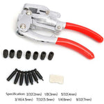 Bộ Kìm Đục Thủ Công 16 Trong 1 Bằng Thép Không Gỉ Cho Đồng, Nhôm, Sắt, Da, Nhựa