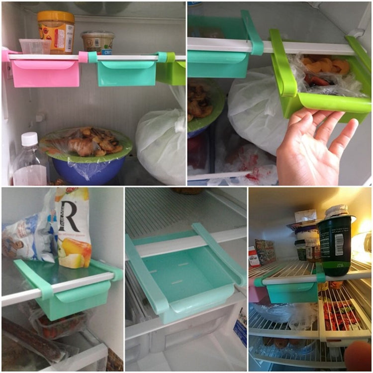 Giá đựng tủ lạnh đa chức năng nhà bếp, kệ tủ lạnh tủ đông, ngăn kéo kéo ra tổ chức