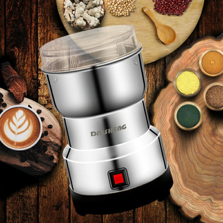 Máy xay bột thuốc Daisheng, máy xay inox nhỏ gia dụng, phích cắm CN, phích cắm US, phích cắm EU, phích cắm UK