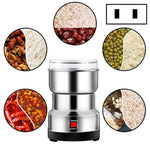 Máy xay bột thuốc Daisheng, máy xay inox nhỏ gia dụng, phích cắm CN, phích cắm US, phích cắm EU, phích cắm UK