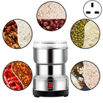 Máy xay bột thuốc Daisheng, máy xay inox nhỏ gia dụng, phích cắm CN, phích cắm US, phích cắm EU, phích cắm UK