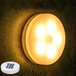 Đèn LED cảm ứng cơ thể người thông minh điều khiển đèn ngủ phòng ngủ bàn đầu giường, dùng pin, có thể sạc lại