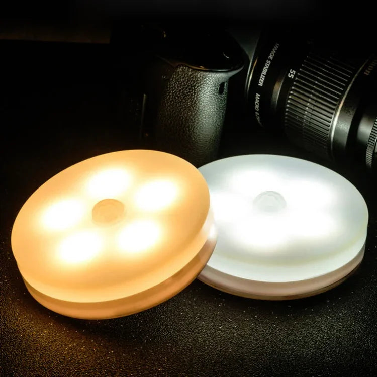 Đèn LED cảm ứng cơ thể người thông minh điều khiển đèn ngủ phòng ngủ bàn đầu giường, dùng pin, có thể sạc lại