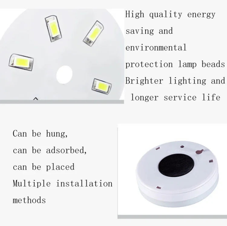 Đèn LED cảm ứng cơ thể người thông minh điều khiển đèn ngủ phòng ngủ bàn đầu giường, dùng pin, có thể sạc lại