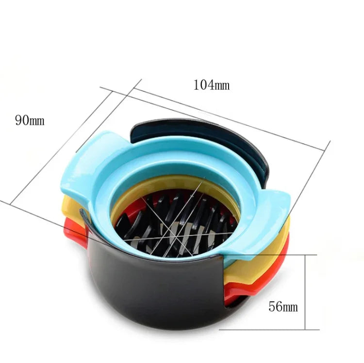 Bộ 2 dụng cụ cắt trứng 3 trong 1 cho nhà bếp, máy cắt trứng 1