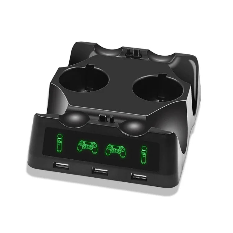 Đế sạc đa năng iPlay cho tay cầm game PS4 / PS4 Move / PS VR, Dùng cho PS4 VR/PS VR/PS Move