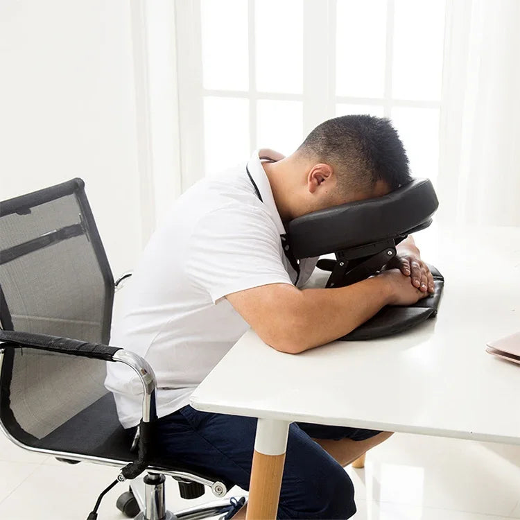 Gối tựa đầu điều chỉnh gối mặt gia đình massage đệm nghỉ ngơi làm đẹp cho bàn làm việc