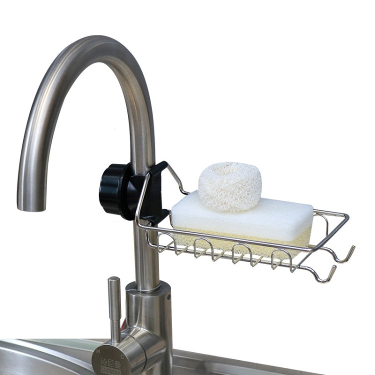 Giá để vòi inox, giá lưu trữ bồn rửa bếp có lỗ, giá để giẻ, bọt biển, loại A, loại B, loại C