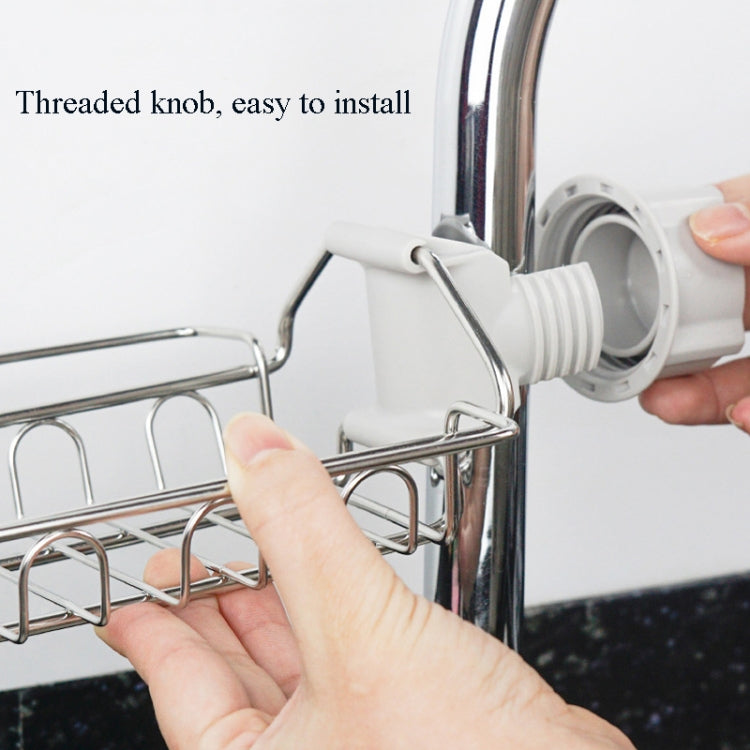 Giá để vòi inox, giá lưu trữ bồn rửa bếp có lỗ, giá để giẻ, bọt biển, loại A, loại B, loại C