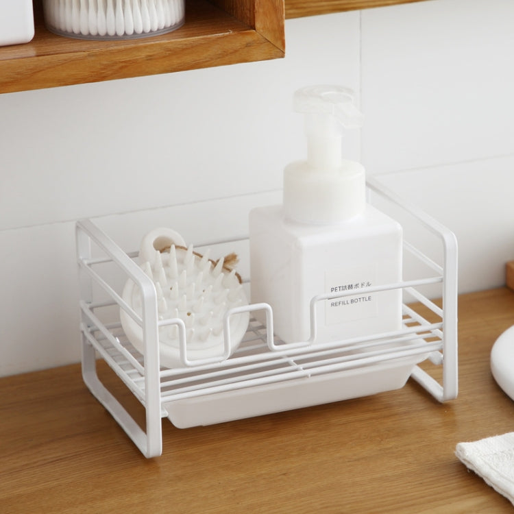 Giá để đồ rửa chén bằng sắt, giá đựng xà phòng và khăn lau, giá để đồ rửa chén nhà bếp