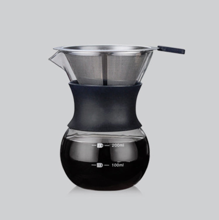 Máy pha cà phê chịu nhiệt cao, 200ml có lọc, 400ml có lọc, 200ml không lọc, 400ml không lọc