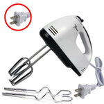 Máy đánh trứng điện gia dụng mini, máy đánh kem nhỏ, phích cắm EU + 4 que khuấy, phích cắm Mỹ + 4 que khuấy, phích cắm Anh + 4 que khuấy
