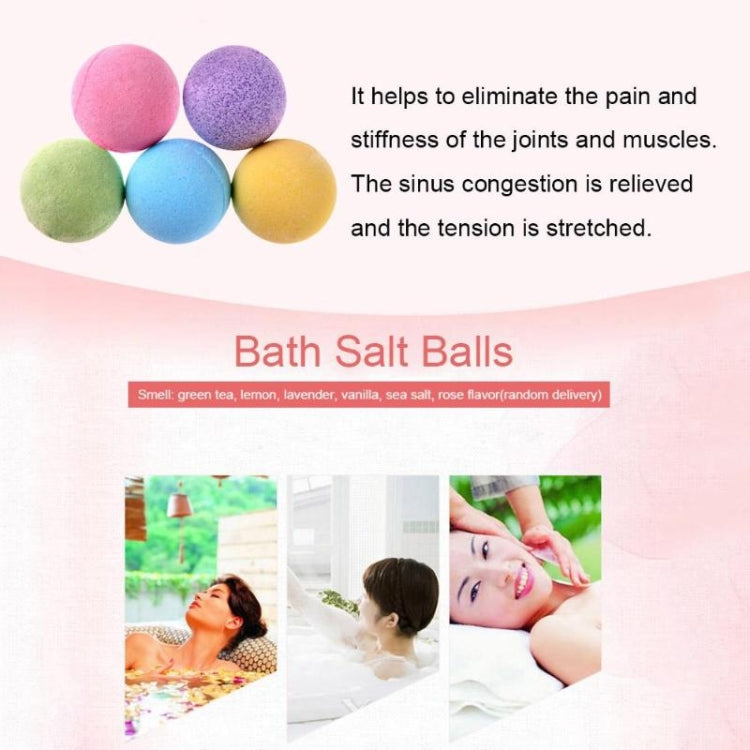3 viên bom tắm bọt tự nhiên 10g, muối tắm, tinh dầu tắm, màu xanh lá, xanh dương, tím, đỏ, vàng, hồng