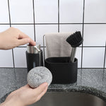 Bộ giá đựng bàn chải nồi bóng dây thép bồn rửa bát, Bộ giá đựng bàn chải và giẻ