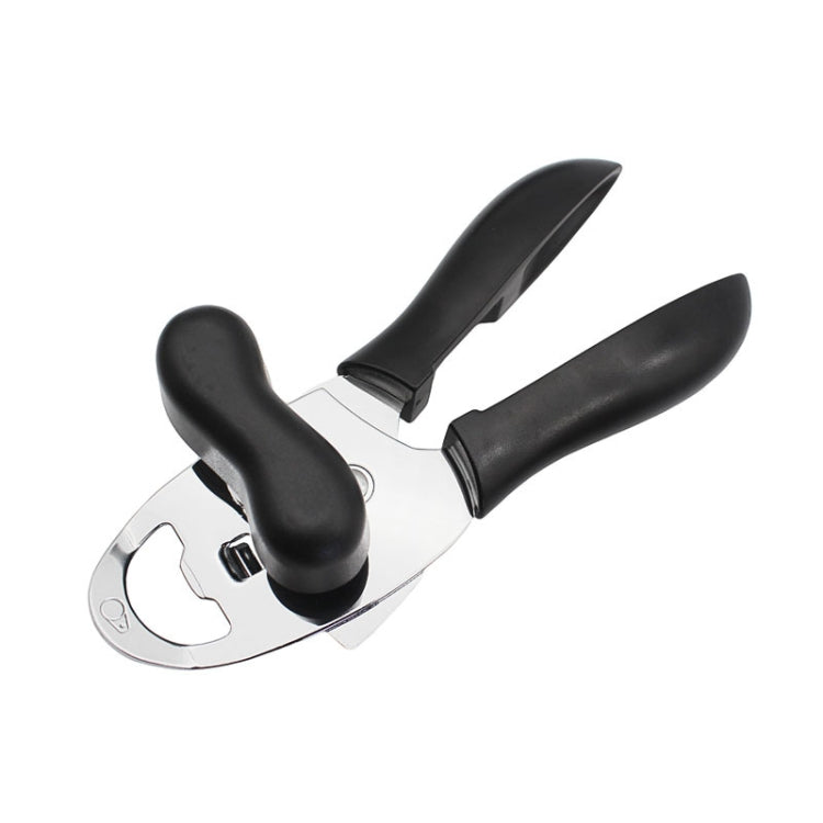 Dụng cụ mở hộp đa năng 4 trong 1 cho nhà bếp, mở nắp hộp, dao đóng hộp, màu đen, xanh lá
