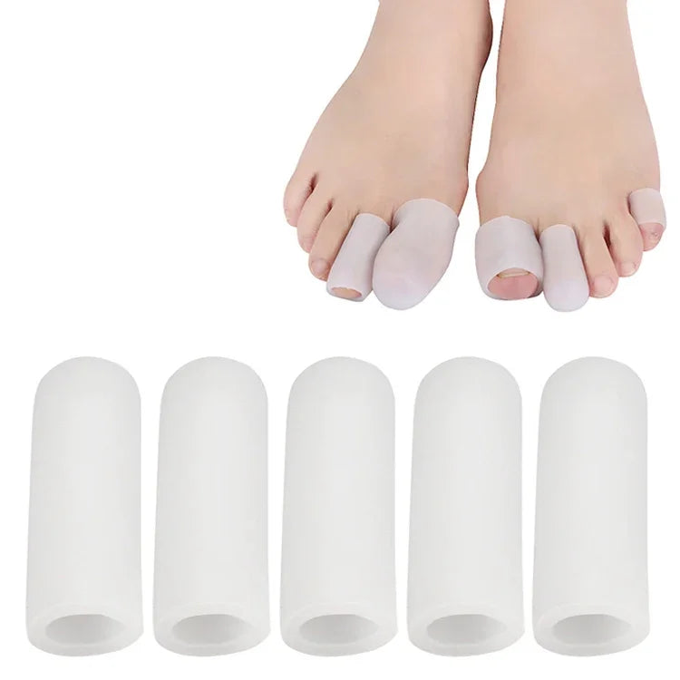 5 bộ bao ngón chân bị chai, bộ chăm sóc ngón chân, màu sắc giao ngẫu nhiên, đóng, mở, ngón cuối, đóng S, đóng L, mở S, mở L, ngón cuối dày