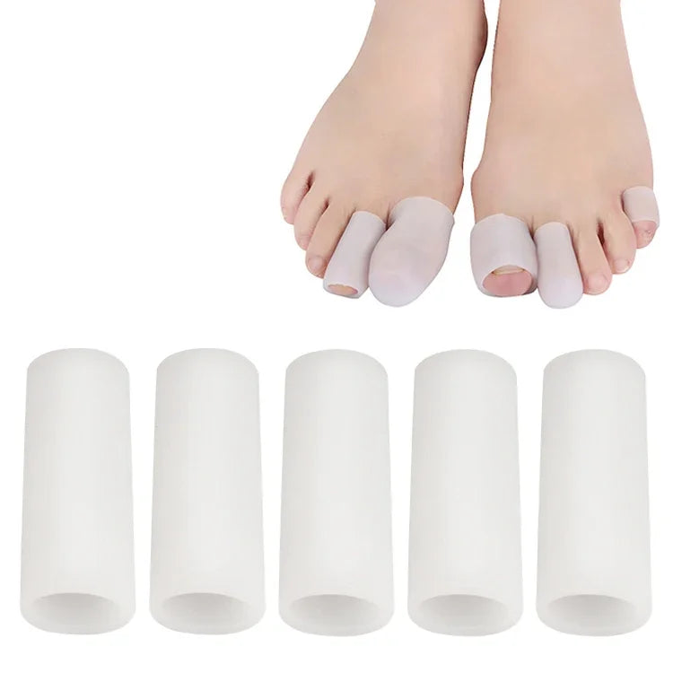5 bộ bao ngón chân bị chai, bộ chăm sóc ngón chân, màu sắc giao ngẫu nhiên, đóng, mở, ngón cuối, đóng S, đóng L, mở S, mở L, ngón cuối dày