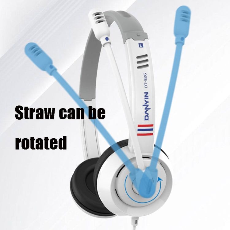 Tai nghe có dây gắn đầu DANYIN DT326 cho máy tính để bàn học sinh, có Microphone, Chiều dài dây: 1.8m, DT326 3.5mm hai lỗ trắng, DT326 3.5mm hai lỗ đen, DT326 một lỗ bốn cấp trắng, DT326 một lỗ bốn cấp đen